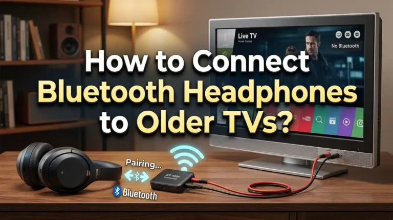 How to Connect Bluetooth Headphones to Older TVs?