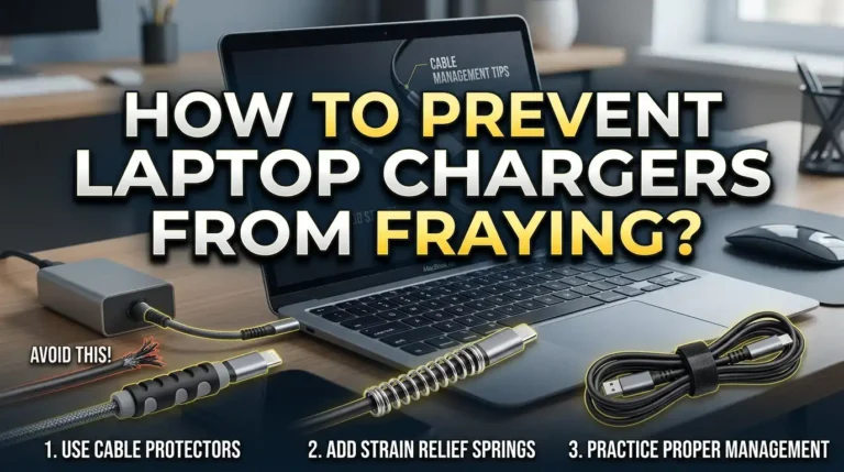 How to Prevent Laptop Chargers From Fraying?