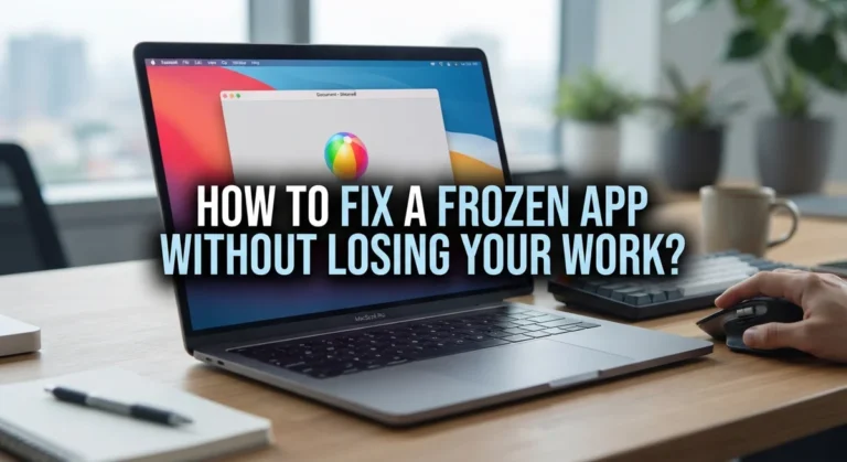 How to Fix a Frozen App Without Losing Your Work?