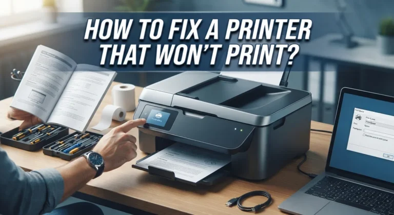How to Fix a Printer That Won’t Print?