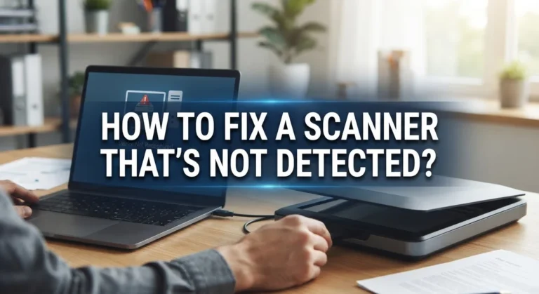 How to Fix a Scanner That’s Not Detected?