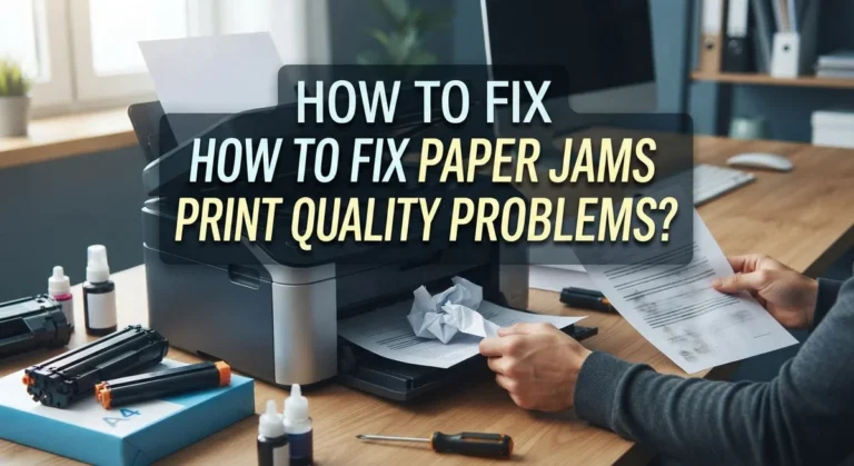 How to Fix Paper Jams and Print Quality Problems?